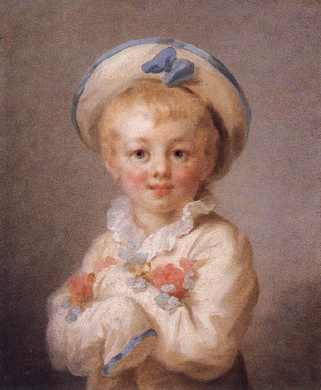 Jean Honore Fragonard A Boy as Pierrot France oil painting art